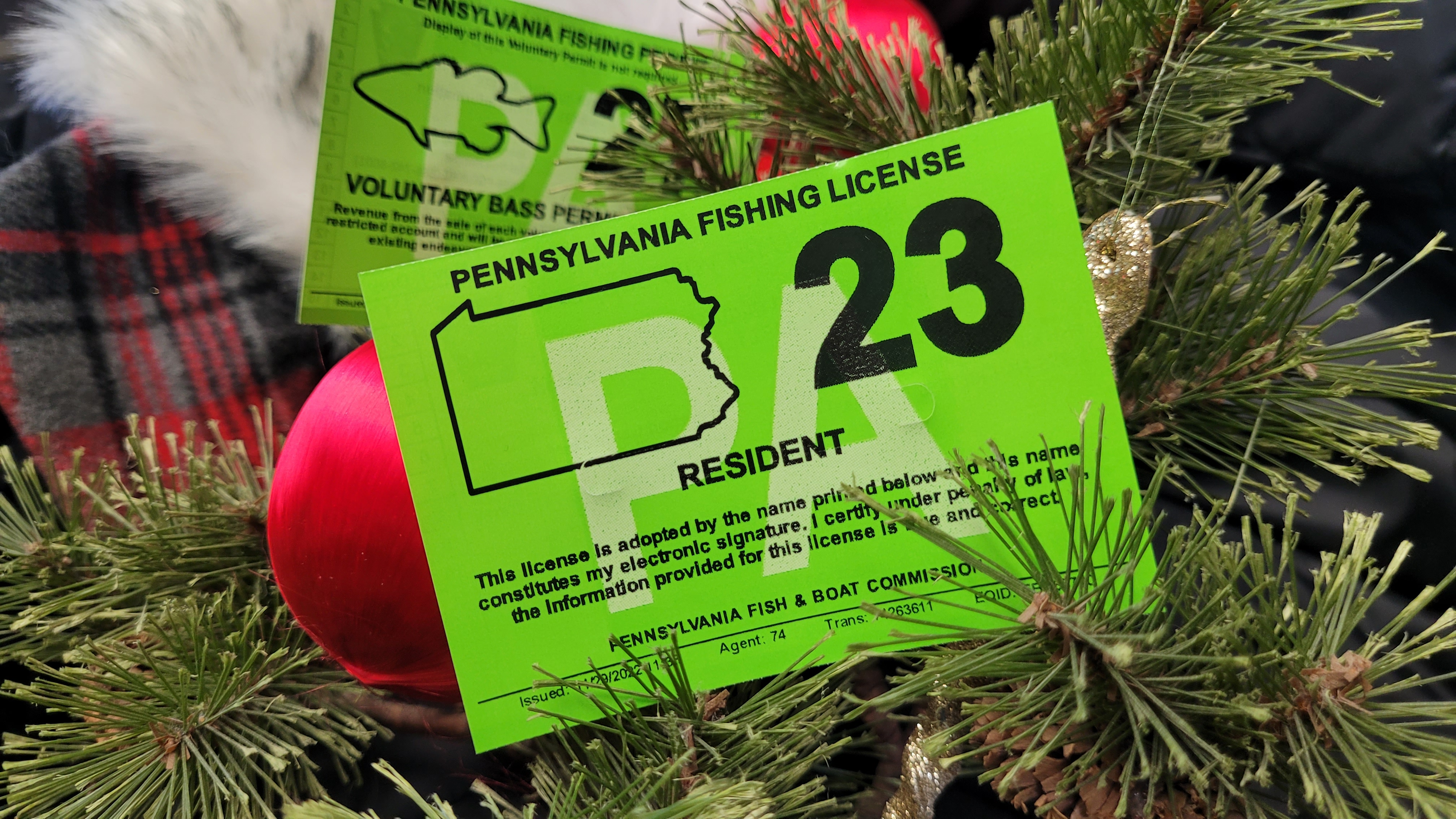 2023 PENNSYLVANIA FISHING LICENSES PERMITS AND GIFT VOUCHERS ARE